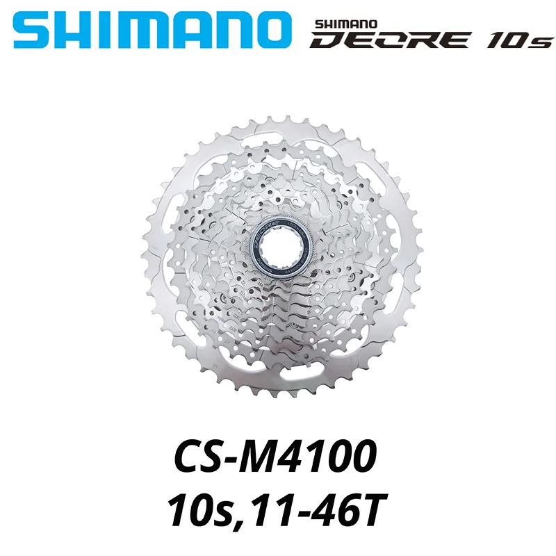 Shimano Deore 10 Speed Fiets Cassette M6000 M4100 HG50 CS-M4100 10S 10V SLX XT MTB Mountainbike Vrijloop HG500 voor Racefiets