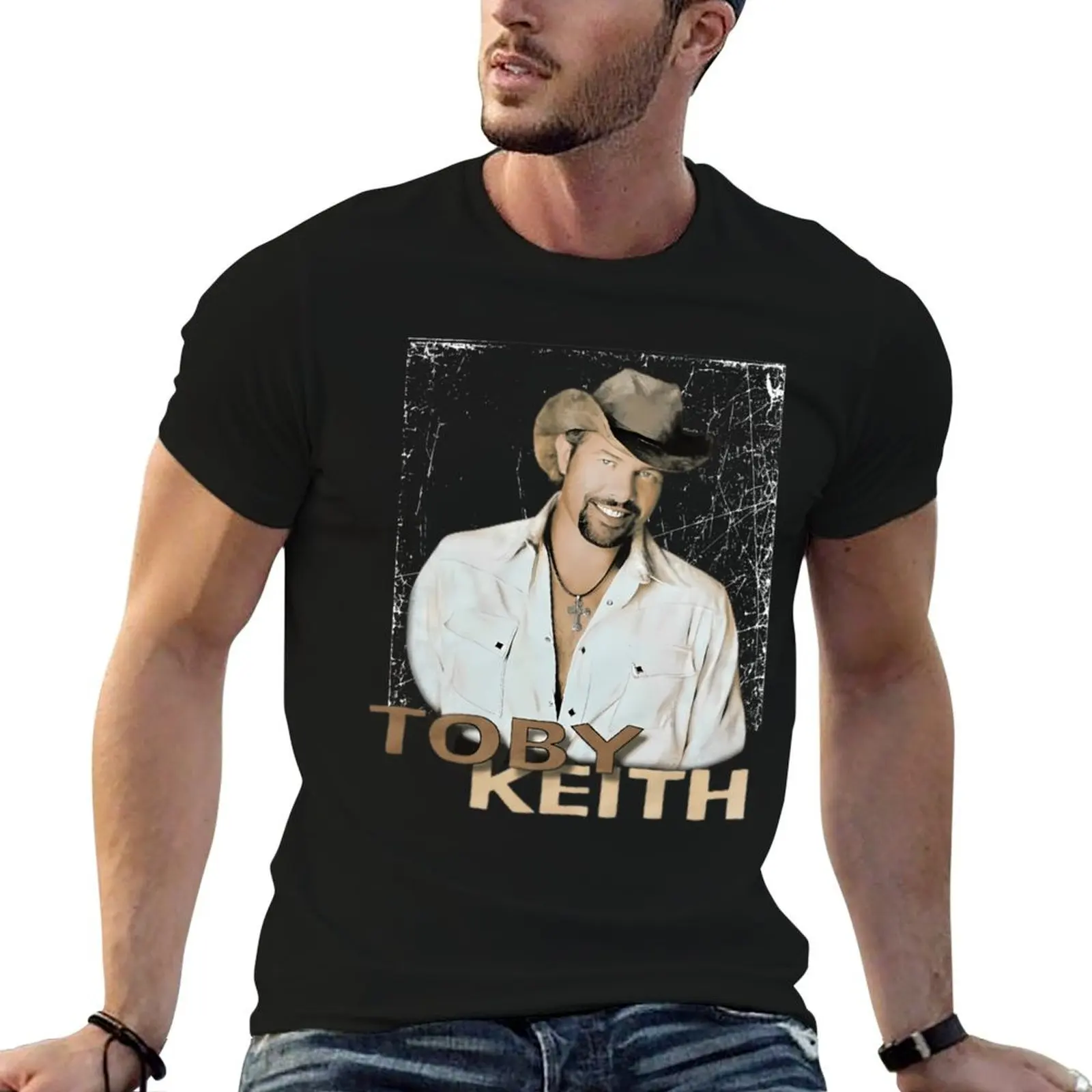 Vintage Toby Keith Version 90S T-Shirt High Elasticity Sports T-Shirt