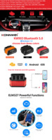 KONNWEI KW905 ELM327 V1.5 OBD2 Scanners Bluetooth 5.0 For Android/IOS ELM 327 OBD 2 Car Diagnostic tool Code Reader
