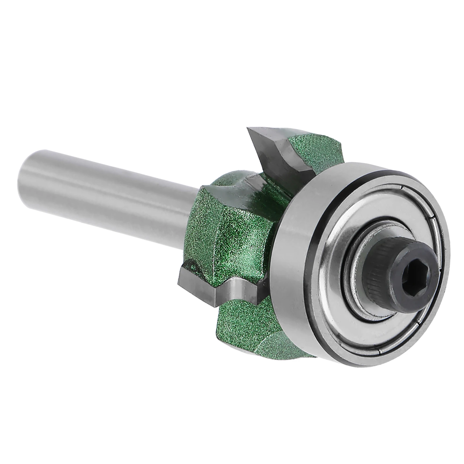 4 Teeth Trimming Cutter Edge Trimmer Router Bit 1/4" Milling Cutter Woodworking Tools Edge Trimmer Cutter