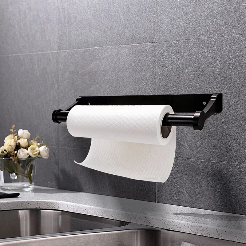 1 Piece Paper Towel Holder Under Cabinet Paper Towels Rolls For Kitchen, Paper Towels