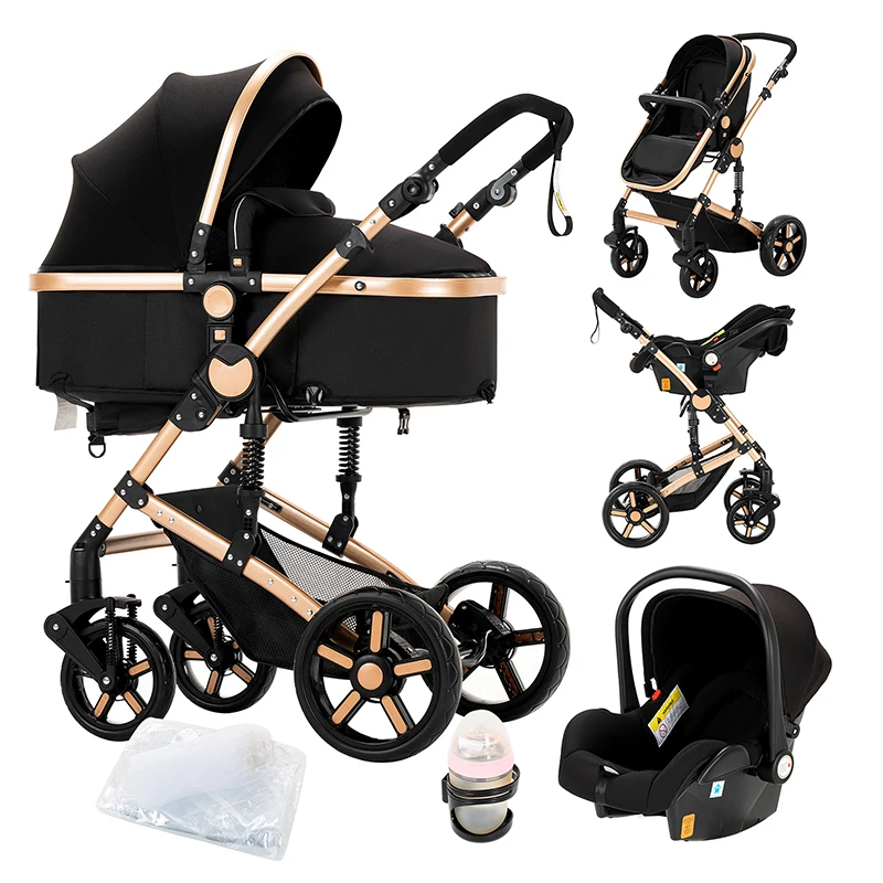 Baby Stroller lightweight strollers 3 in 1 Stroller Baby Walker Baby Trolley Travel pram 588 Baby Stroller Car for Newborn Baby