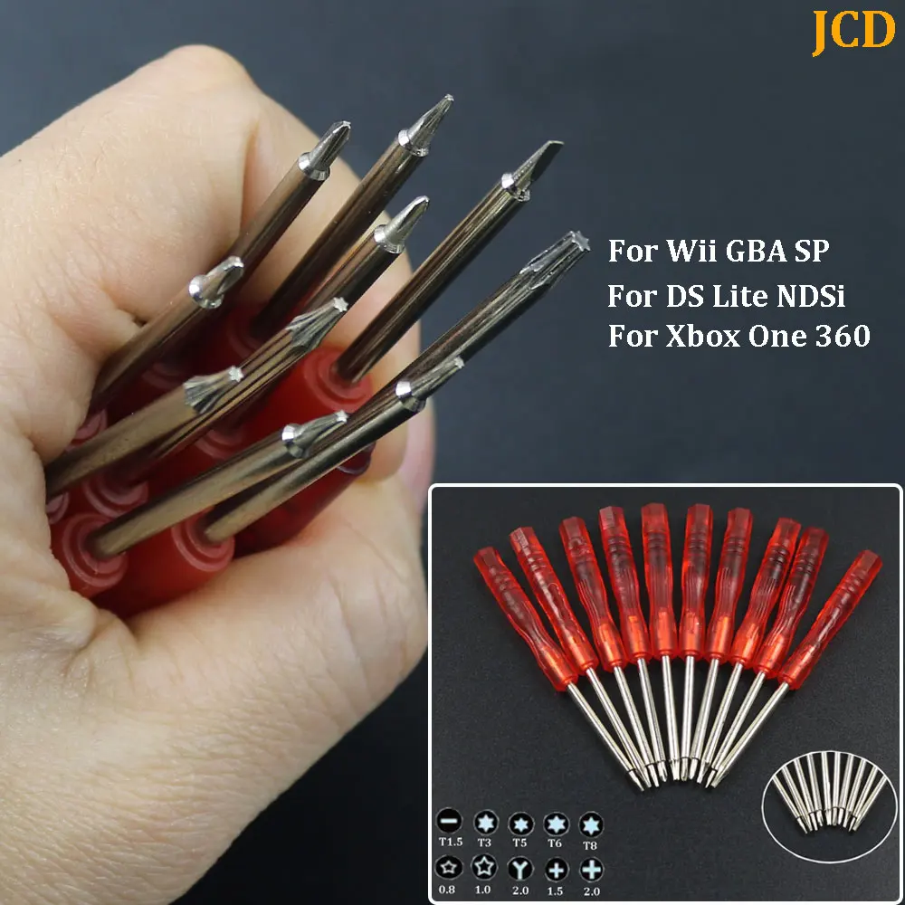 1 Set Screwdriver Kit Screw Driver For Wii GBA SP For DS Lite NDSi Xbox One 360 PS4 Triwing Repair Tools
