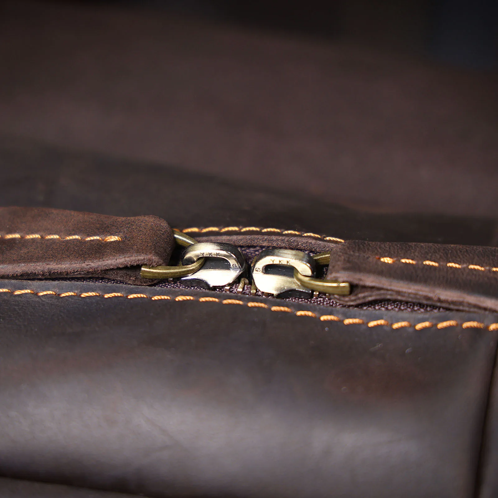 S.WORKER Vintage Echtleder-Rucksack 15" Laptop-Tasche Lässige Crazy-Horse-Leder-Schultasche Outdoor-Reise-Weekender-Tasche – Detail 12