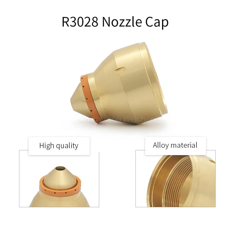 켈베르 플라즈마 노즐 캡 R3028 고정 캡 11.842.601.1622 0.8mm(3D) 켈베르그 플라즈마 절단 토치 소모품