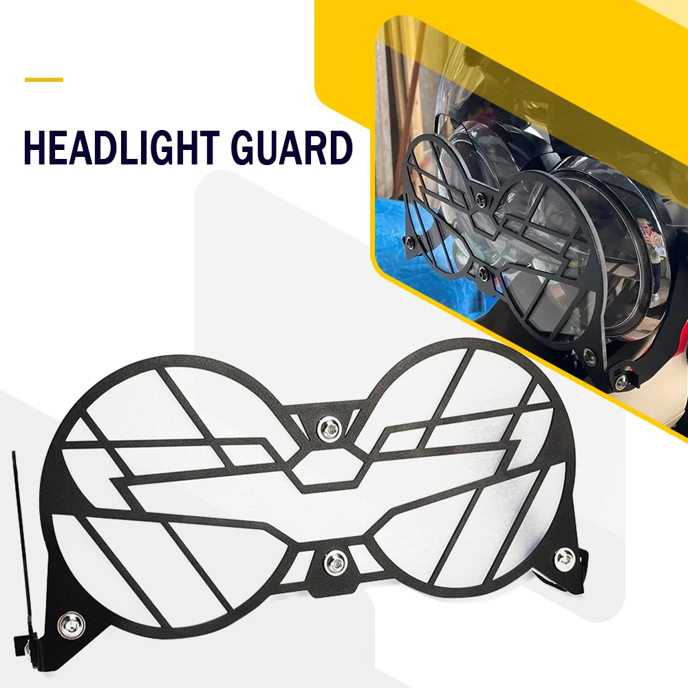 

Motorcycle Accessories Headlight Guard Cover Headlight Protector For Moto Guzzi V85 TT V85TT 2019 2020 2021 2022 2023 2024