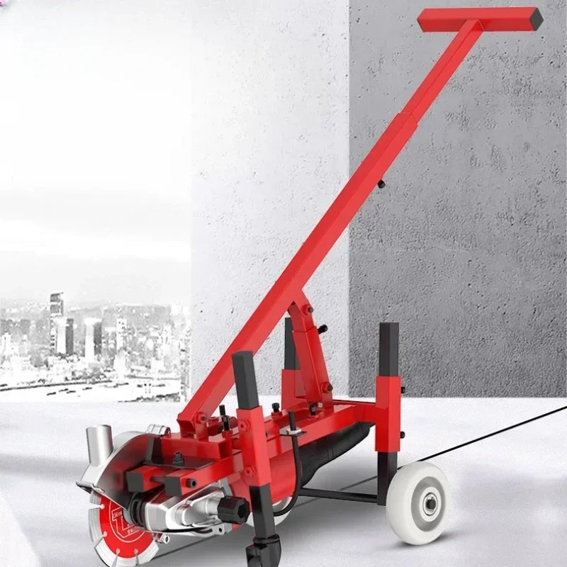 Hand-push Type Floor Slotting Rack Sub-concrete Road Cutting Machine Bracket Hydropower Installation Concrete Slotting