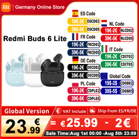 Xiaomi Redmi Buds 6 Lite New TWS Bluetooth Earphone Optimized in-ear comfort 38 Hours Battery Life Wireless Earbuds Headphone