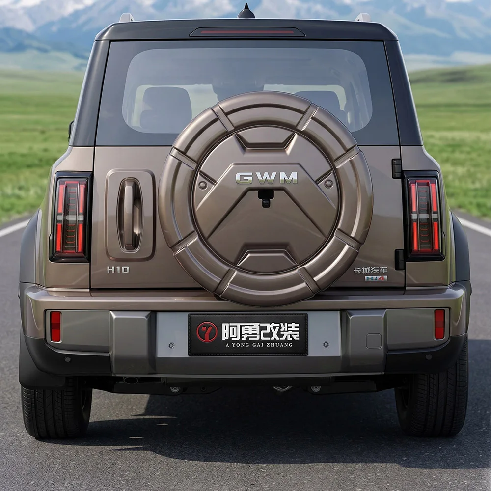 For GWM Haval H10 All Inclusive Mecha Model Spare Tire Cover Special Tailgate Spare Tire Shell Tire Cover Decoration Modificatio