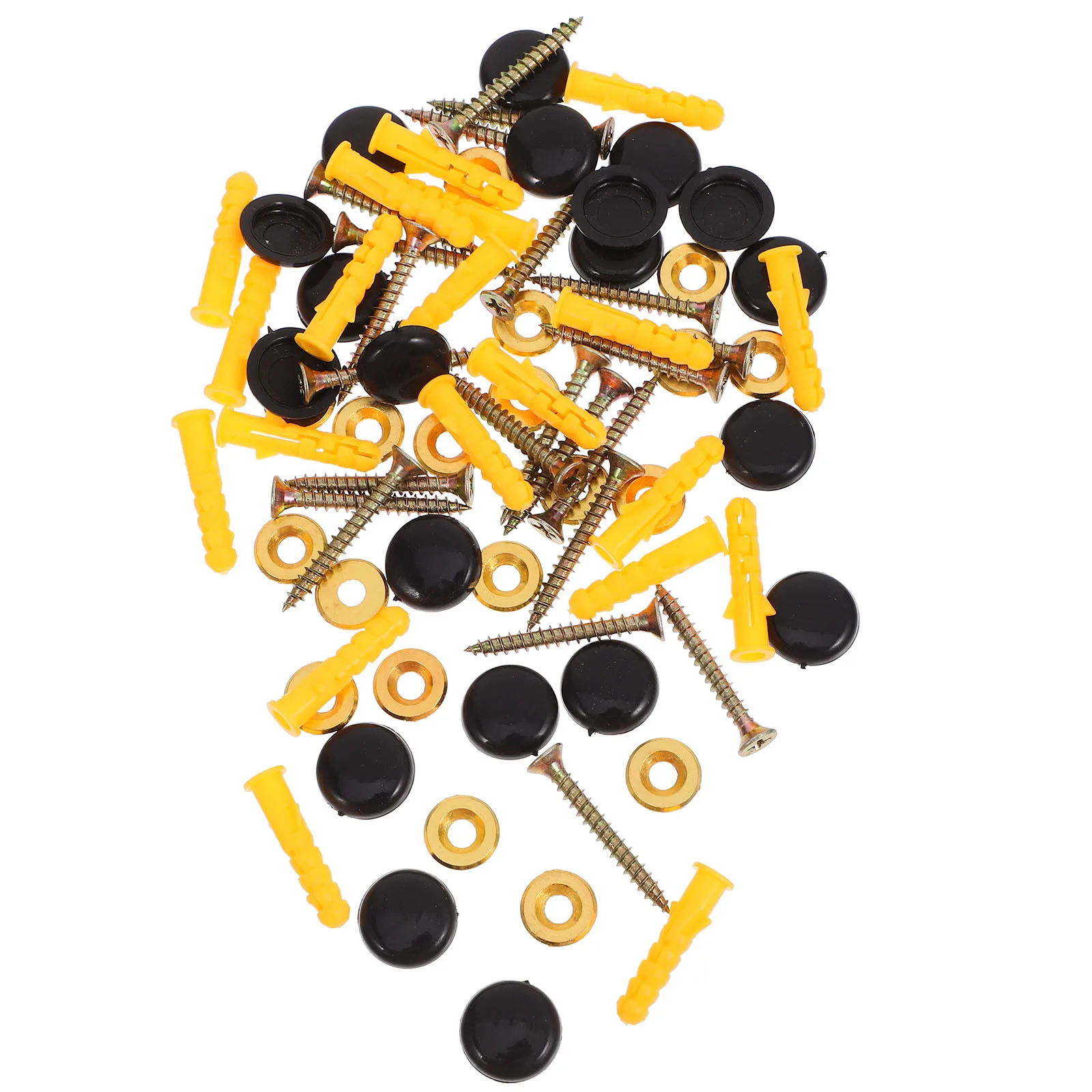 

Decorative Nails 20 Sets Mirror Cap Screws Cover Holder Zinc Alloy Caps Hat Covers Material Easy Installation Screw