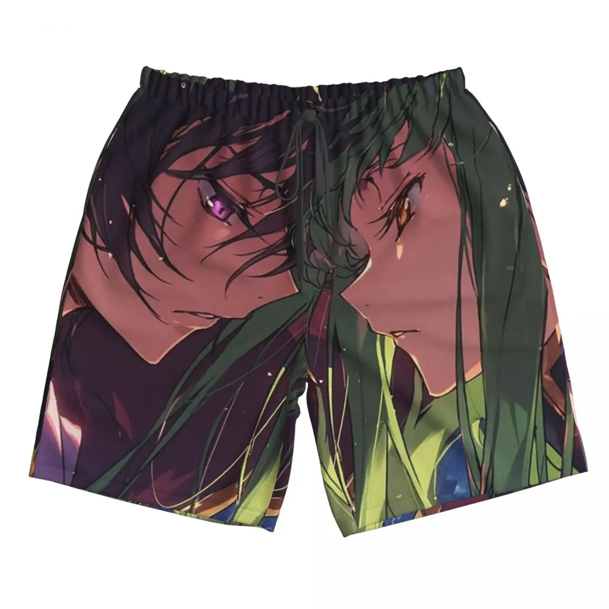 Anime Code Geass Trunks Beach Board Shorts Casual Quick Dry Swimming Summer Men Pants