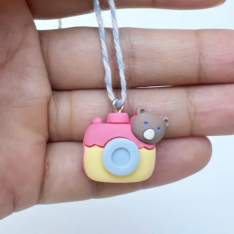 1 قطعة 1/12 دمية مصغرة الرقبة مروحة كاميرا نموذج اكسسوارات لدمية لدمية لدمية ديكور بيت الدمية الاطفال اللعب هدية