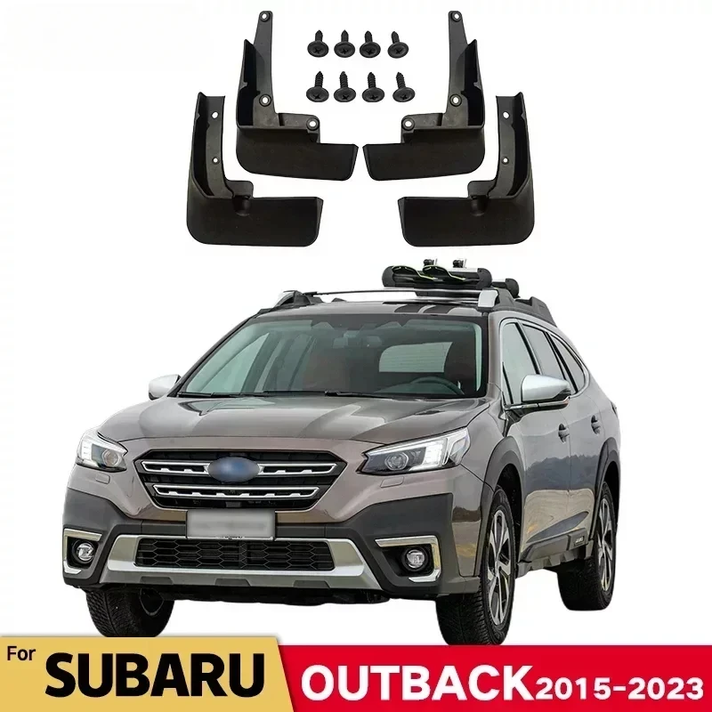 MudFlaps For SUBARU OUTBACK 2015-2023 2022 2021 Mudguards Mud Flaps Splash Guards Front Rear Wheels Fender Car Accessories 4Pcs