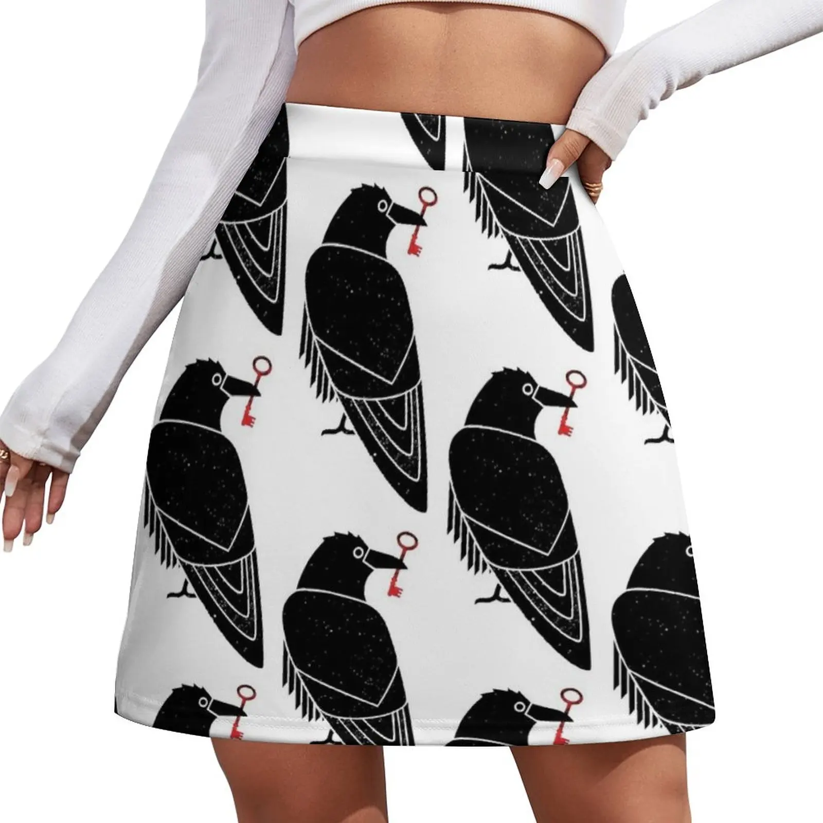 SCI-HUB Raven Mini Skirt women's skirts trend 2026 Miniskirt Mini Skirt