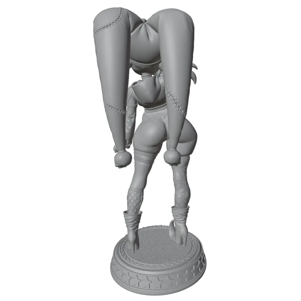 1/24 Room Decoration Anime Character Statue GK Miniature 3D Printed Gray Model Figurine DIY Doll Model Unassembled And Unpainted view 4