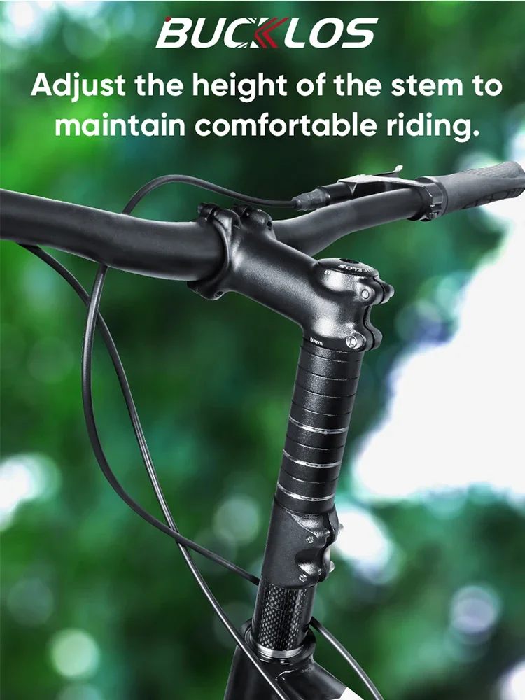 BUCKLOS vélo Sten rehausser en alliage d'aluminium vélo tige Extender VTT guidon montée vélo guidon Riser