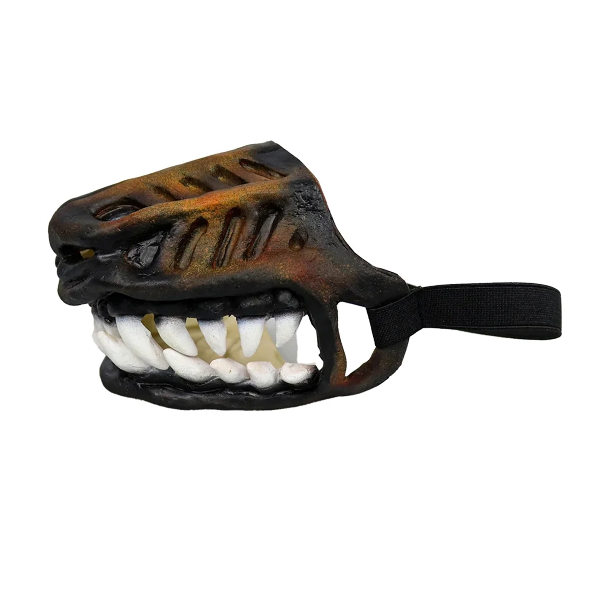 ONCE Hundemundmaske, gepolsterte Latex-Gummi-Maulkörbe für große Rollenspiele, Welpen, Halloween, Cosplay, Foto-Requisiten, Zubehör, klein