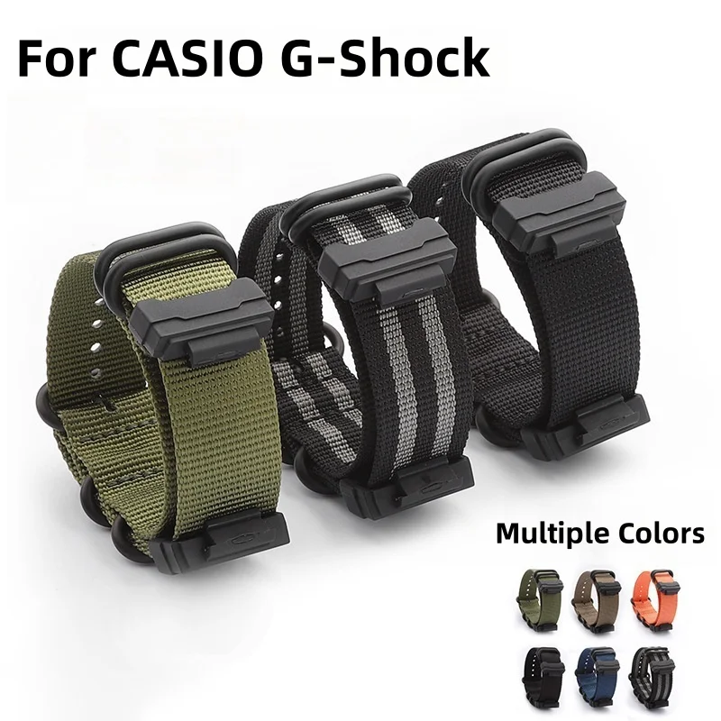 For Casio G-shock DW-5600 GA-110 Nylon Pin Needle Buckle Integrated Watchband Watch Strap Bracelet Man Woman Watch Accessories