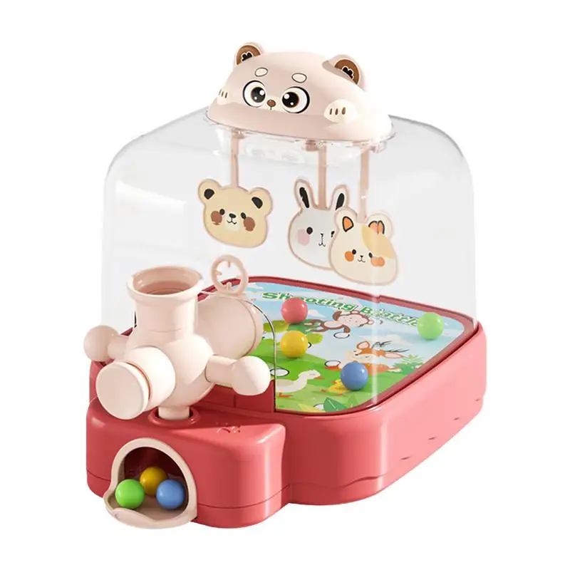 Pinball Game Cute Bear Action And Reflex Game Fine Motor Skills Toys Educational Interactive Toys For Boys Girls Ages 3