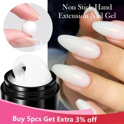 Born Pretty 15ml Aurora Non Stick Hand Nail Extension Gel Soak Off UV LED Acryli Gel For Nail Building Manicure Construction Gel