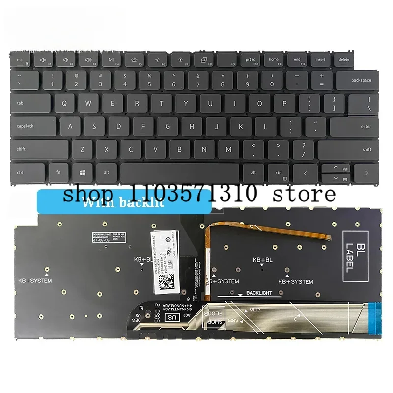 لوحة مفاتيح الكمبيوتر المحمول الأصلية الجديدة لأجهزة Dell Inspiron 5310 5410 5415 5418 5320 7415 7425 p144g p147g vostro14pro latitude 3420