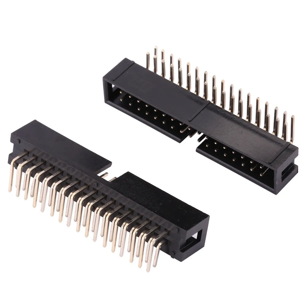 Fc 6/8/10/12/14/16/18/20/24/26/30/34/40/50/60/64pin 2,54mm Pitch Buchse IDC-Buchse Anschluss band kabel DC3 Header Stecker