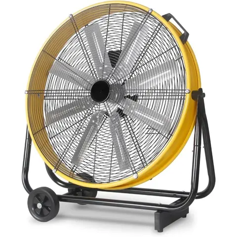 24-tums industriell golvfläkt, 3-växlad höghastighetsverkstadsfläkt med 8 blad, kraftig trumfläkt, 9500 CFM utomhusfläktar i metall 10 best sales höghastighetsfläkt - №5