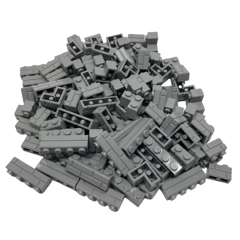 120Pcs Baustein Simulation Stadt Wand Ziegel Baustein Modell Gebäude Zubehör Schloss Bau kinder Spielzeug