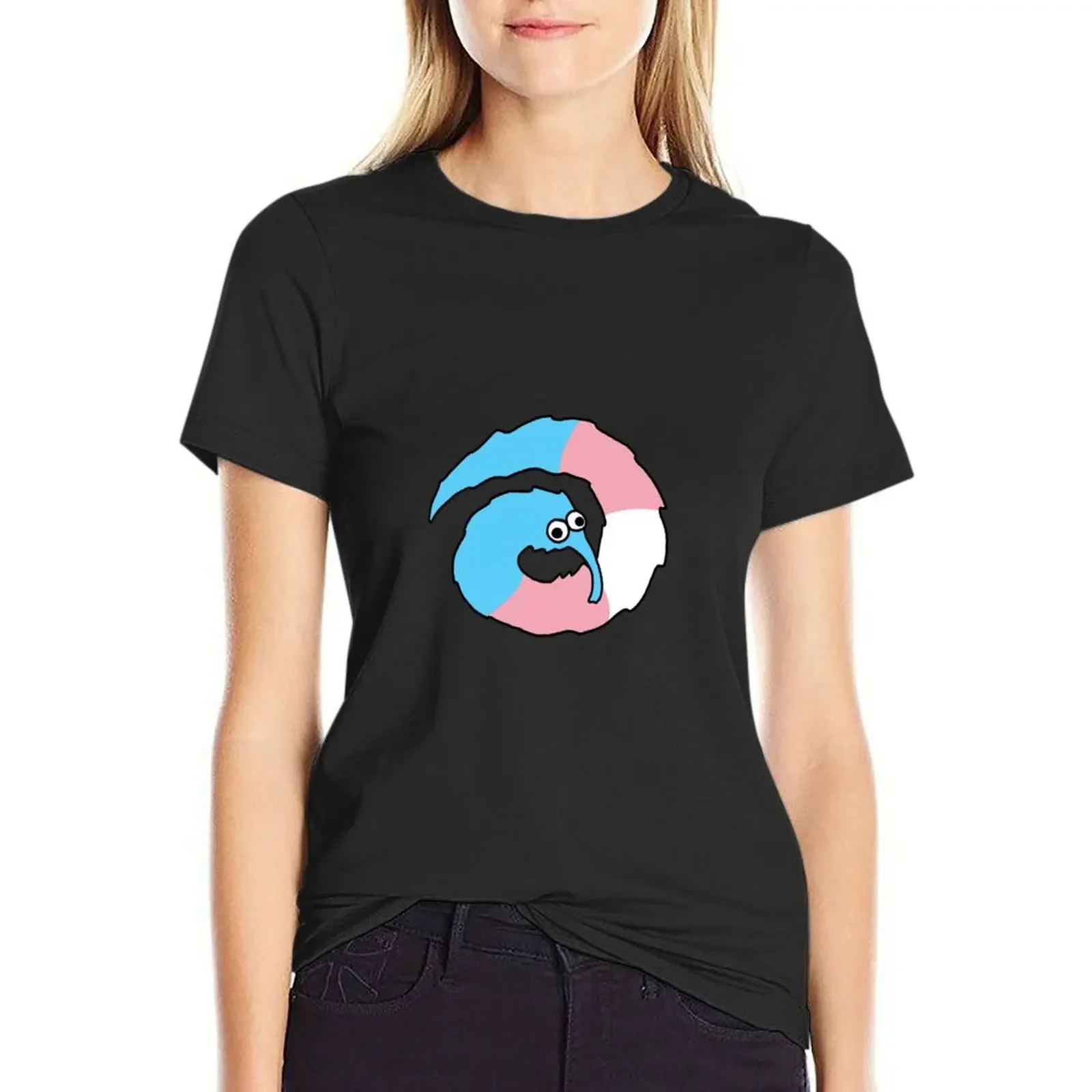 

Trans Pride Worm On A String T-Shirt Aesthetic clothing oversized sublime Womens graphic t shirts