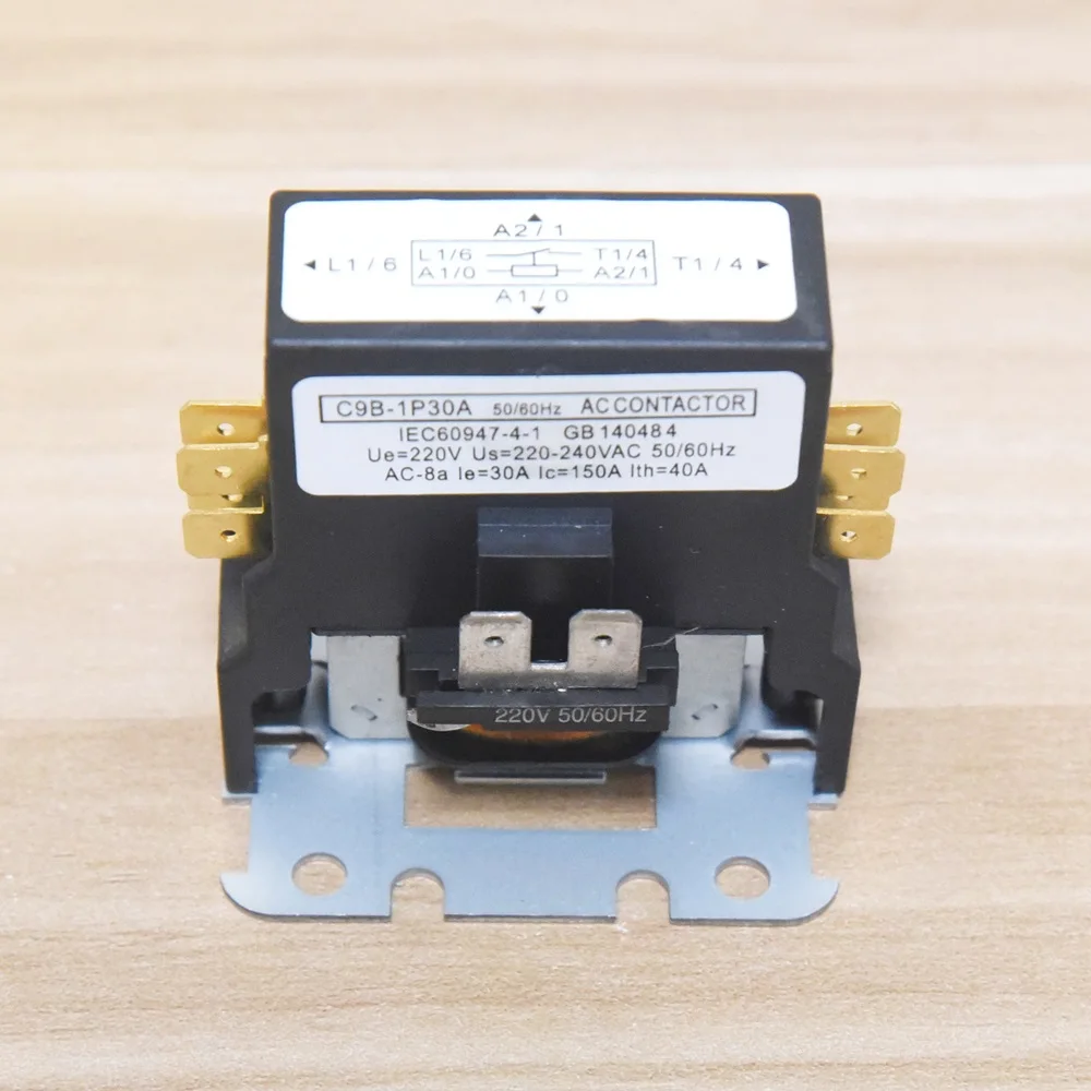 

208V/240V 25A single-phase HCC-1NU01BB240C C9B-1P30A Gree air conditioner AC contactor HCC1NU01BB240C