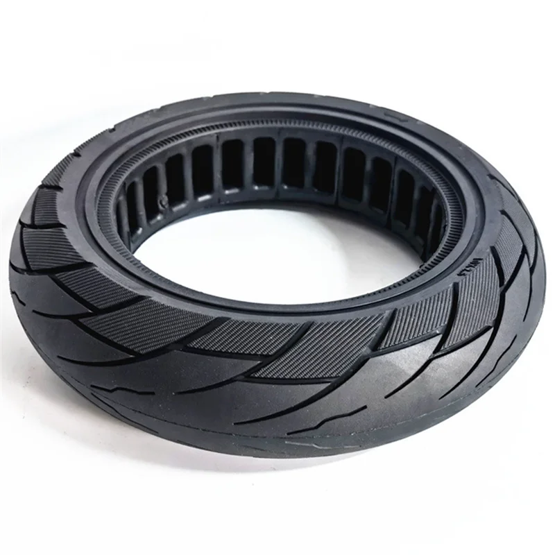 10X2.50-6.5 Hollow Solid Tire MAX G30 Electric Scooter 60/70-6.5 Honeycomb Solid Tire Black 1100G