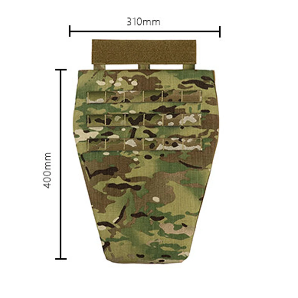 Outdoor Tactical Vest Hanging type lower Hanging Plate Protective Plate 500D imported fabric