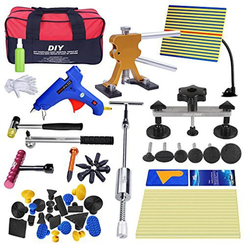 

Automotive Dent Repair Tools Body Dent Repair PDR Sheet Metal Dent Kit Auto Depression Sheet Metal Repair