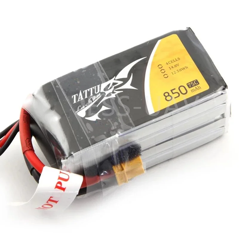 ACE Tattu LiPo Rechargeable Battery Lipo 3S 4S 850mAh 75C 45C1P for RC FPV Racing Drone Quadcopter