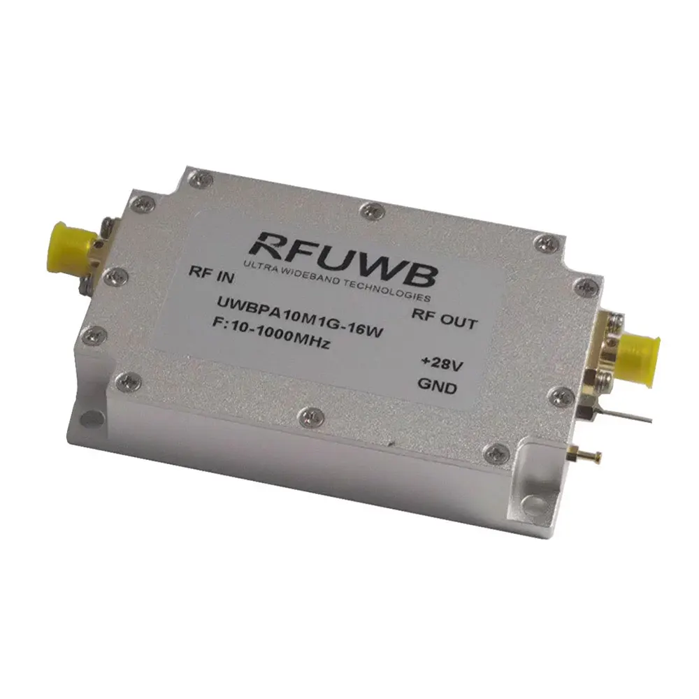 

10-1000MHz 8W Wideband Power Amplifier 50ohms Class UWB Amplifier with SMA Female Connector