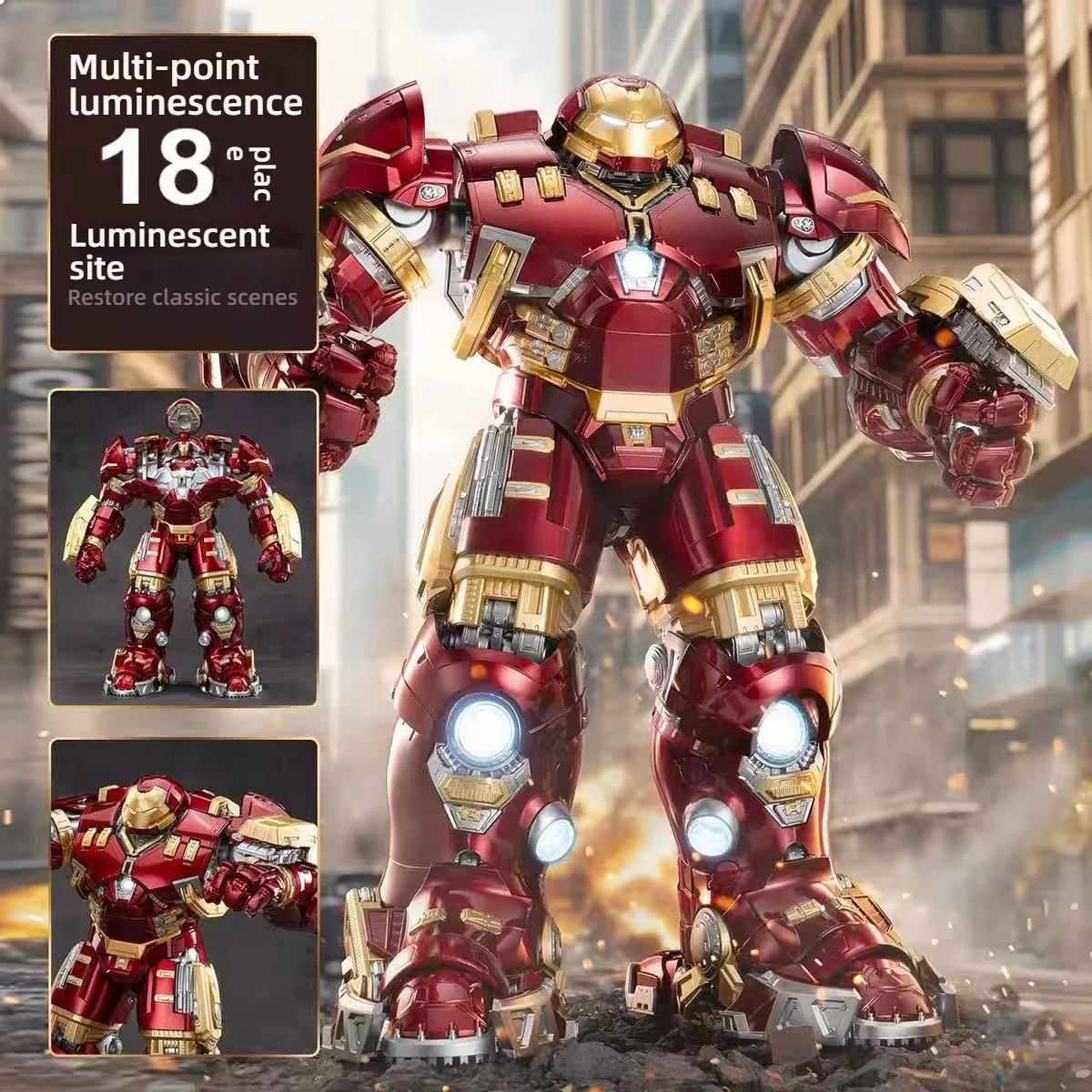 ZD Original Toys Iron Man MK44 Mark 44 Hulkbuster 40cm Scale