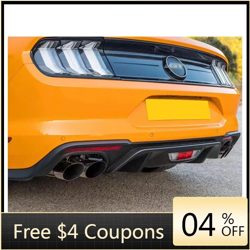 

BR Auto Part Body Kit Rear Diffuser Rear Bumper Lip For Mustang Accessories 2018-2023