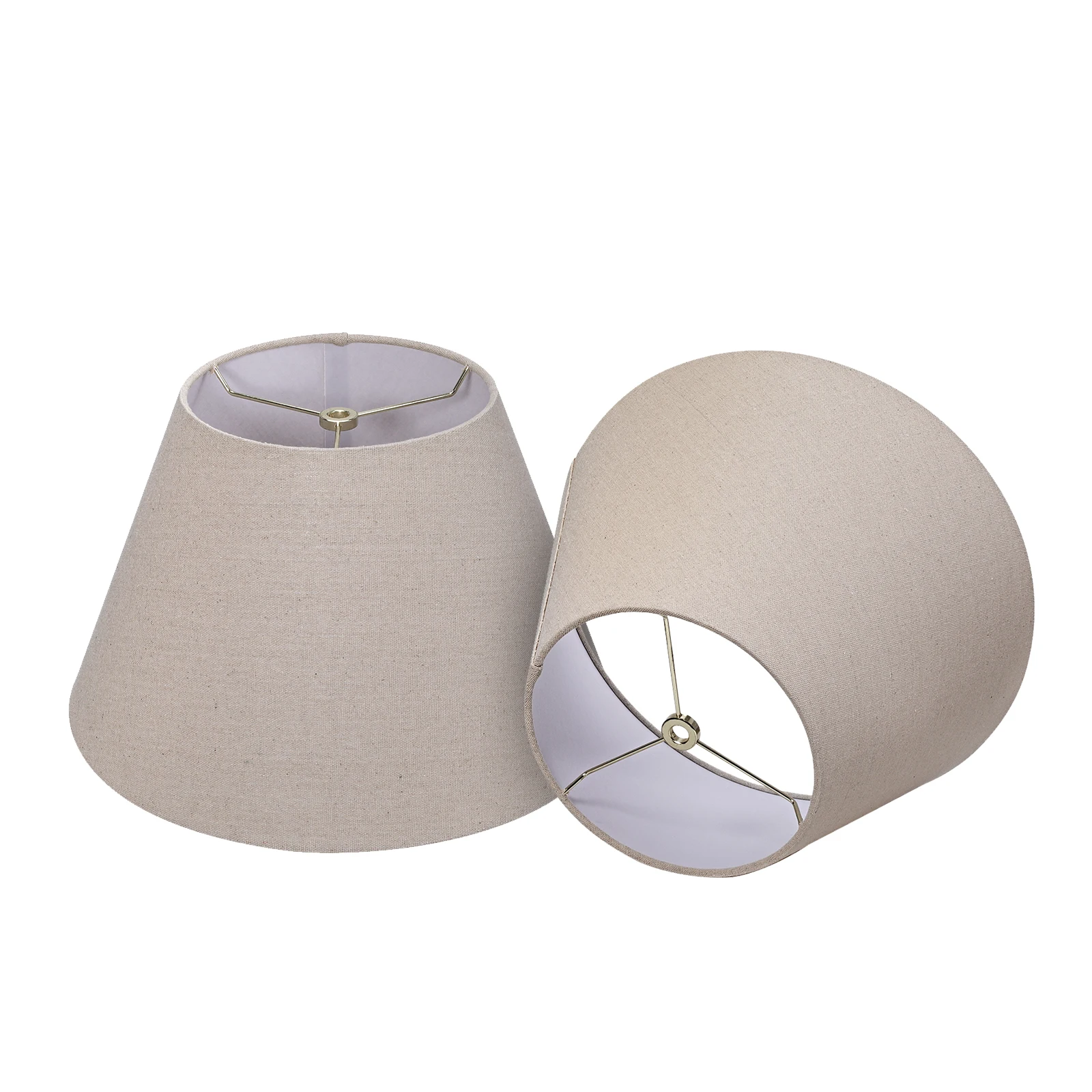 

2pc 7×13×7.8" linen cloth lampshade table lamp wall lamp bedroom living room warm atmosphere