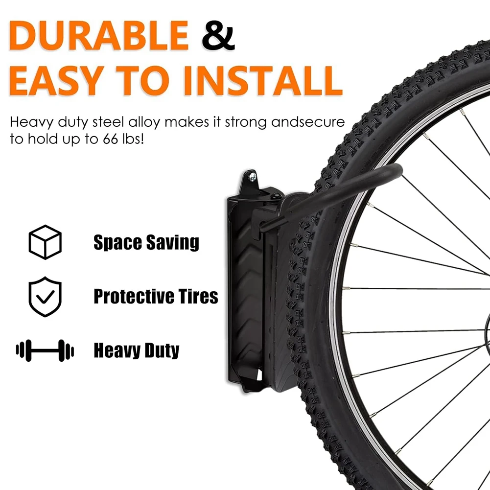 

T34C Поворотное настенное крепление для велосипеда, вешалки для велосипеда для гаража, настенное крепление для велосипеда Велосипедная стойка Вертикальная вешалка для велосипеда