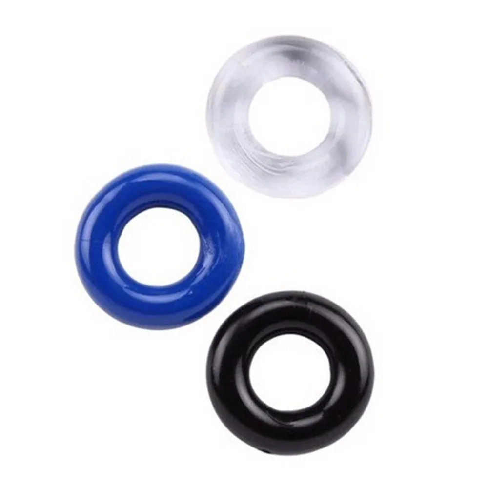 3pcs Stretchy Stay Hard Beaded Cockring Penis Enhancer Ring Delay Ejaculation Penis Trainer For Men Sex Toys Male Adult Products