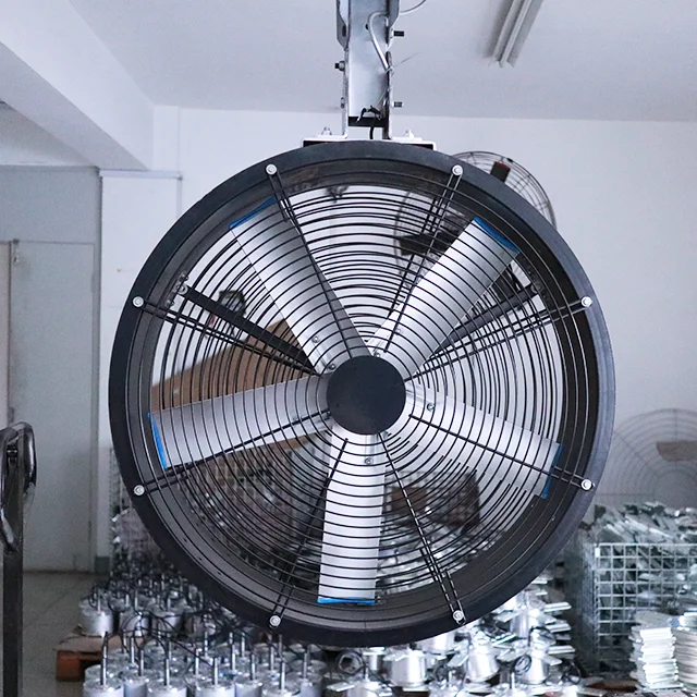 مروحة تبريد تهوية صناعية مقاس 33 بوصة، مروحة عادم صناعية مثبتة على الحائط