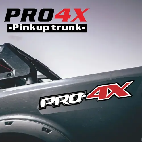 Calcomanías laterales para maletero trasero de coche, pegatina para carrocería de camioneta Nissan Titian Frontier Pro 4, vinilo 4x4, accesorios de decoración para coche todoterreno