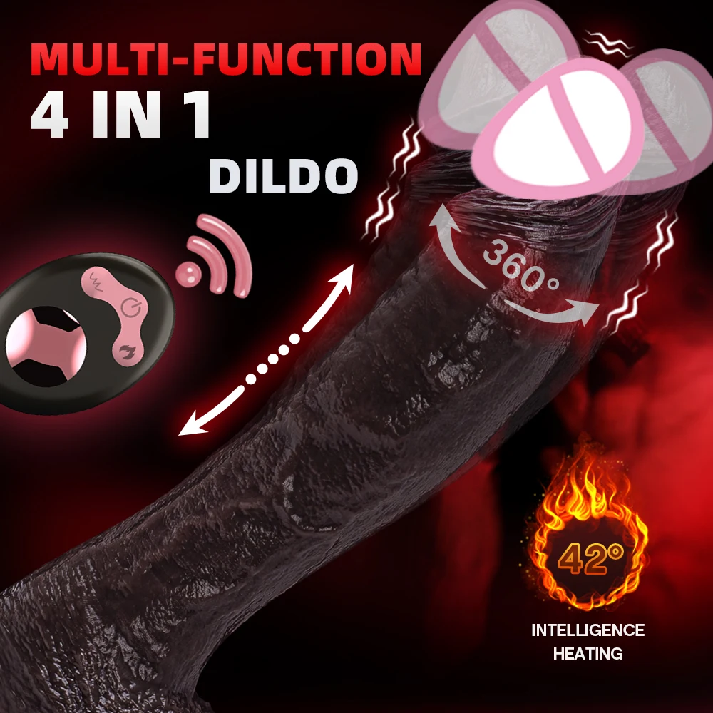 super-long-realistic-dildo-black-vibrator-penis-telescopic-swing-heating-silicone-dildo-remote-control-dildo-vibrator-for-wome