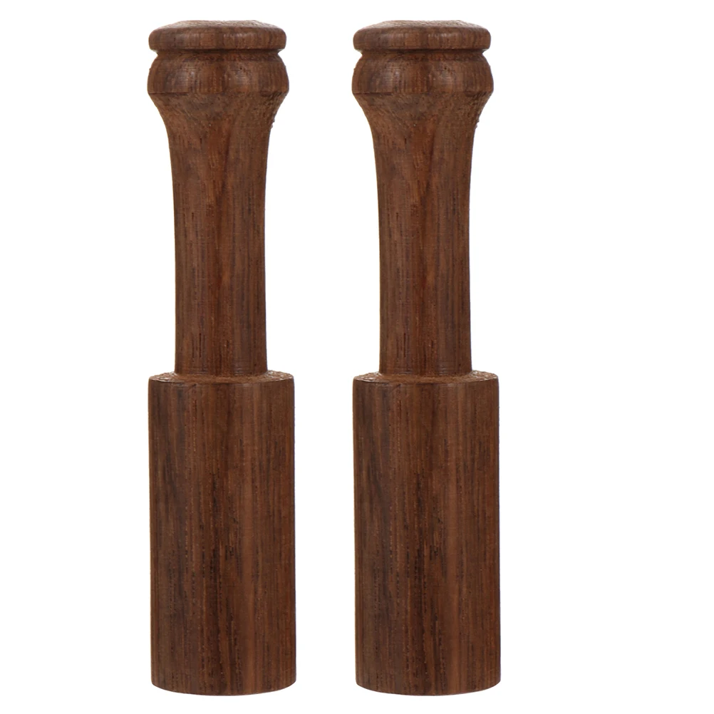 

2 Pcs Adults Singing Bowl Grinding Rod Sticks Chanting Bowls Mallet Wood Handmade