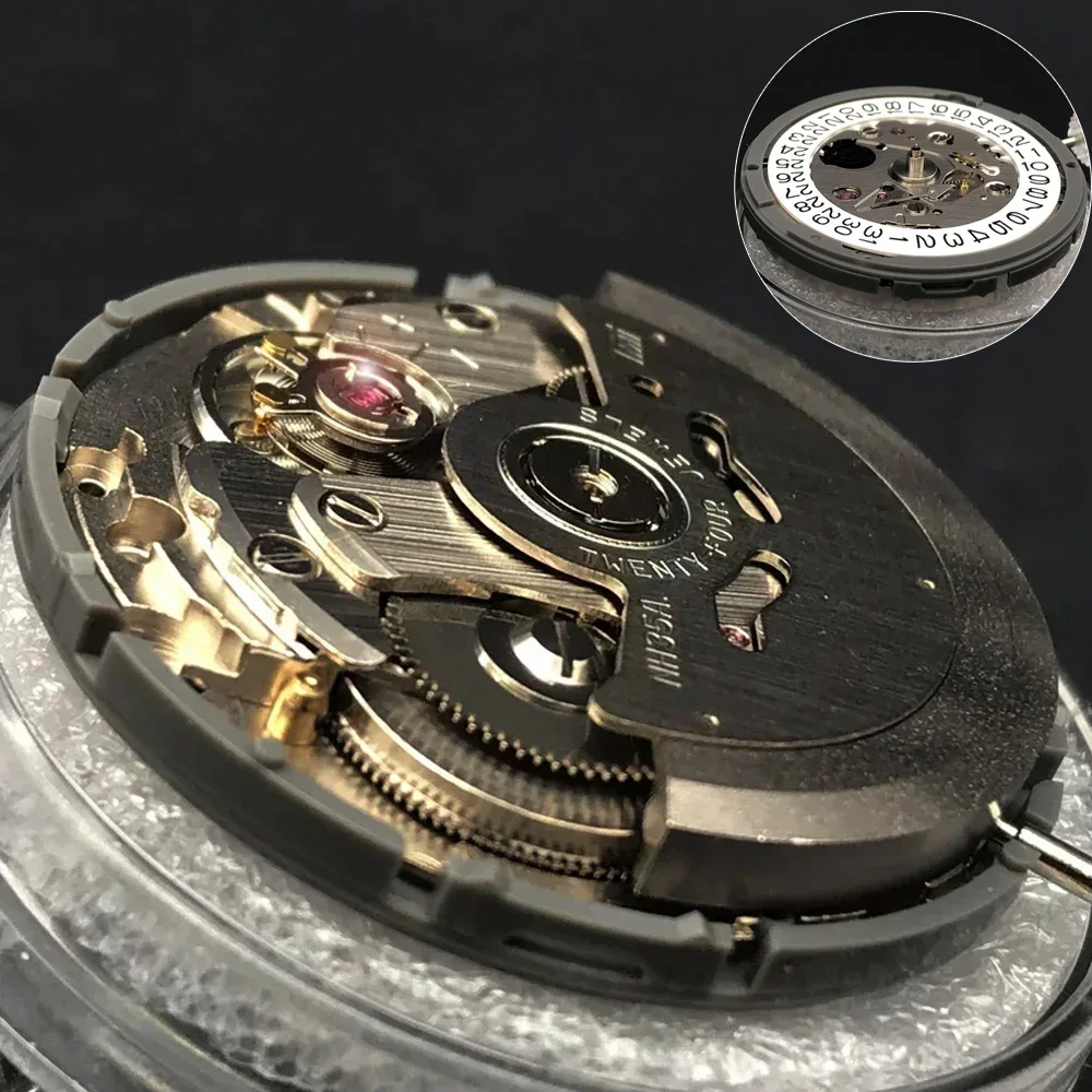 

NH35A Premium Mechanical Movement NH35 At 3.8 3 6 White Date wheel 24 Jewels Automatic Self-winding High Accuracy Movt Replace