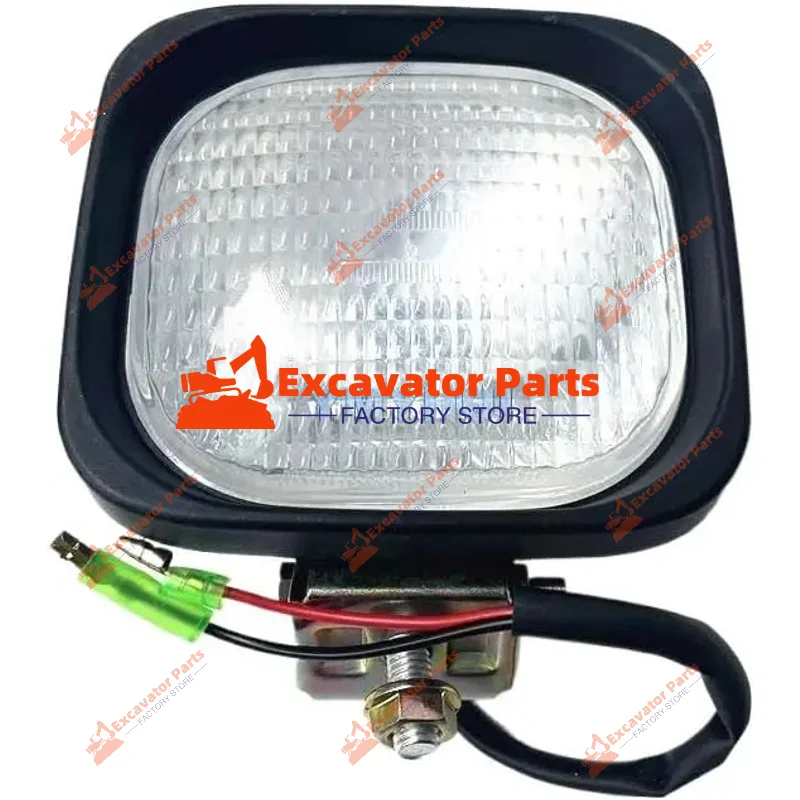 أجزاء الحفارة مصباح قبة الكابينة، مصباح أمامي ذراع كبير لـ KX، Sany، PC، Takeuchi، Ec، ZAX EX، SK، R - (24 فولت)