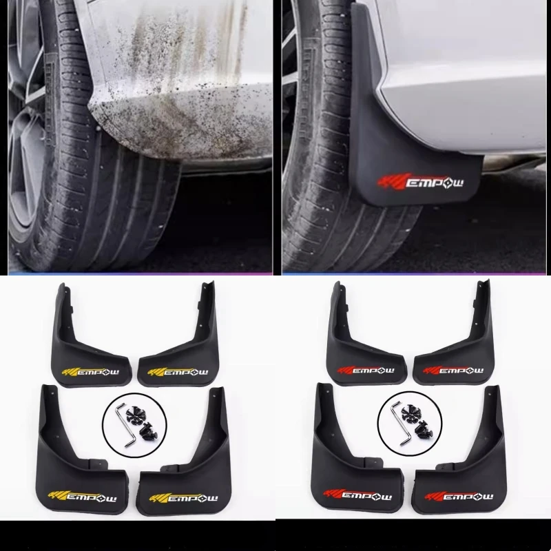 

Front Rear Mud Flap Mudguards Splash Guards Fender Plastic Cover Trim For Trumpchi GAC Empow 2022 2023 Exterior Accessories
