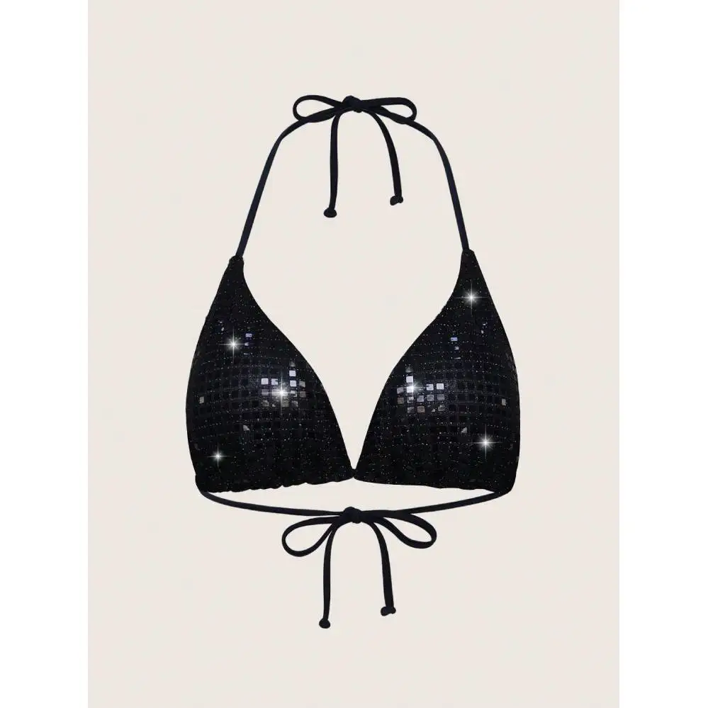 

Топ-бикини Cikini с бретелями и открытой спиной, модный верх для купальника, летняя пляжная одежда для женщин