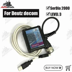 For DEUTZ DECOM SerDia 2000 CAN level3a DEUTZ HS light II Diagnostic Tool heavy duty truck diagnostic programming tool