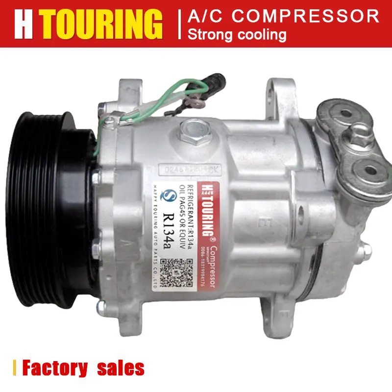 A/C AC compressor for Sanden 7V16 Alfa Romeo Lancia kappa Maserati 3200GT 60607289 60813335 71721747 578377501 71781777 55192897